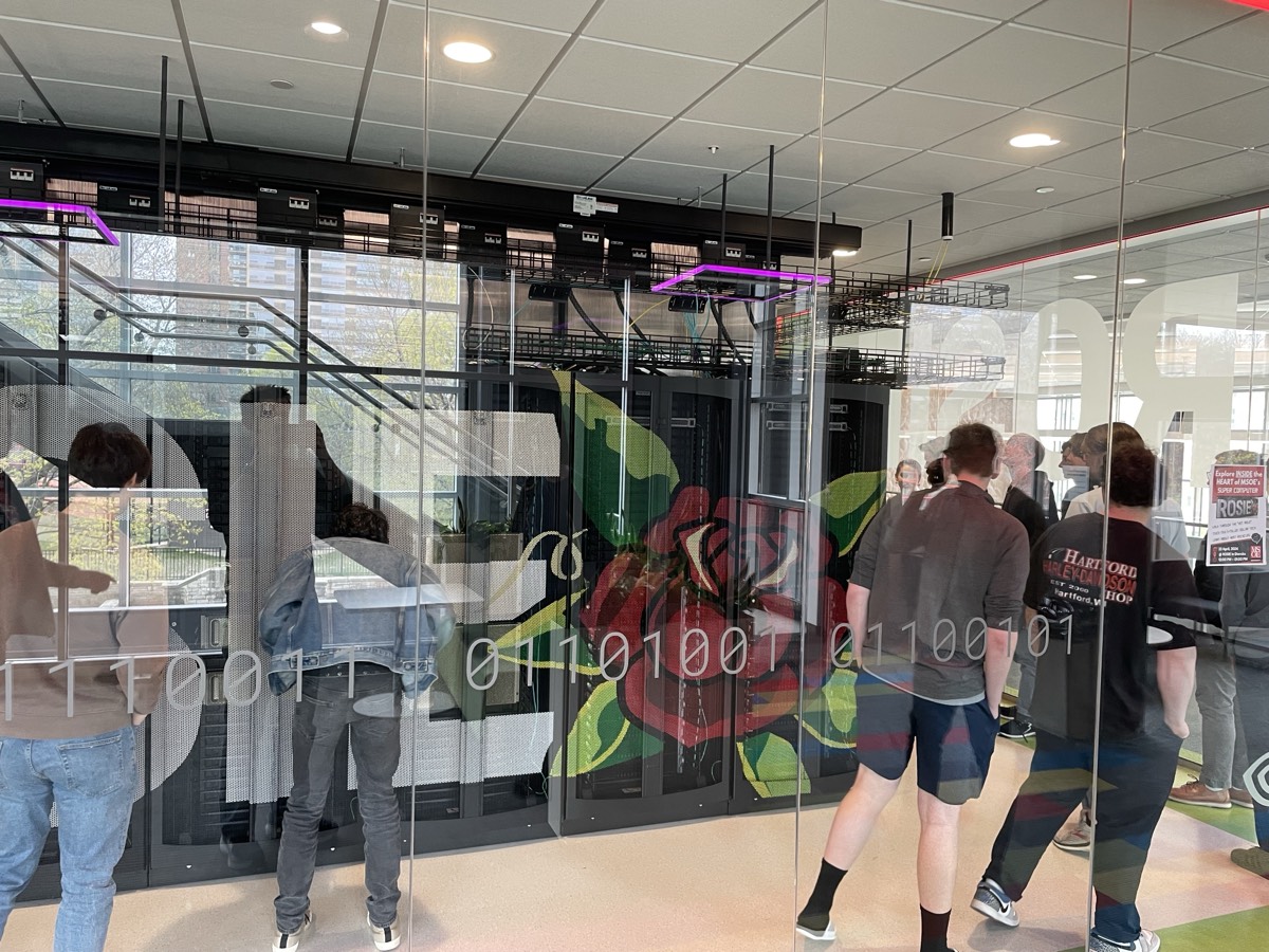 Supercomputer facility tour